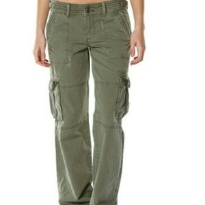 Olive green cargo pants